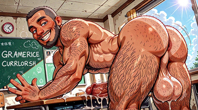 Erotic Man: Pollas grandes en el aula