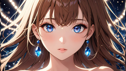 LustRender: Bokeh Dreams: krásná mladá žena v nadsvícení