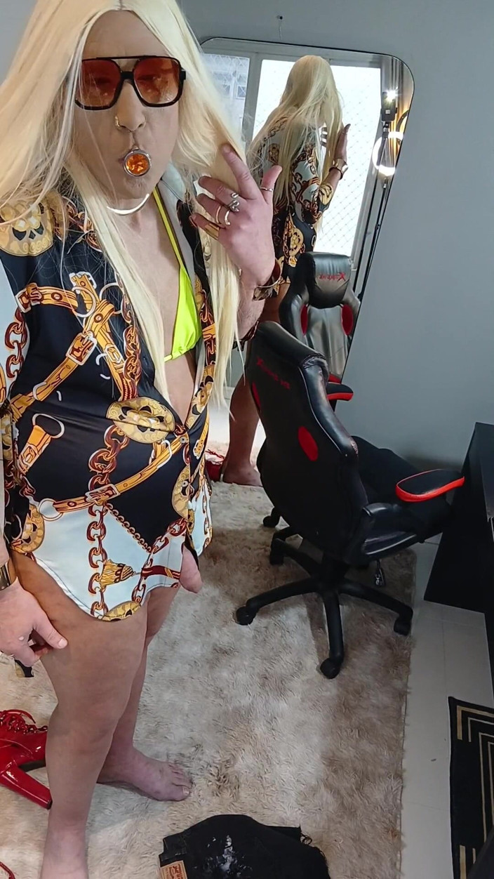 Sexy ass CDzinhafx: Na een andere aftrekbeurt, mijn kont pluggen en een groot...
