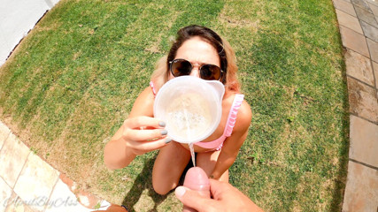 April BigAss: Stepdaughter Try Pee, She Was Dehydrated, Luckily My Pee Was...