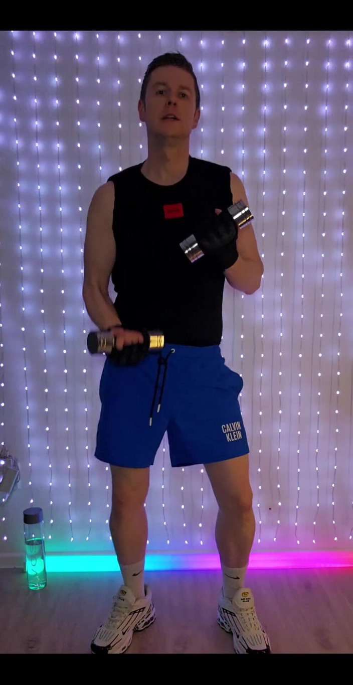 Roman Heart: Antrenament de fitness în pantaloni scurți Blue Ck