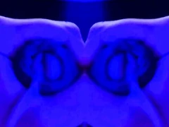 नीली रोशनी में मस्ती वाली रात