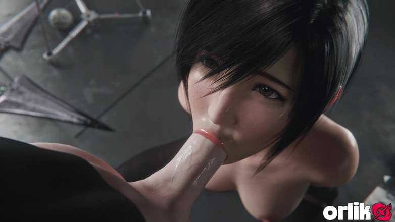 Orlikx: Yuffie Final Fantasy 7 zcela nahá služba kouření - mokrá a špinavá 4K 3D animace
