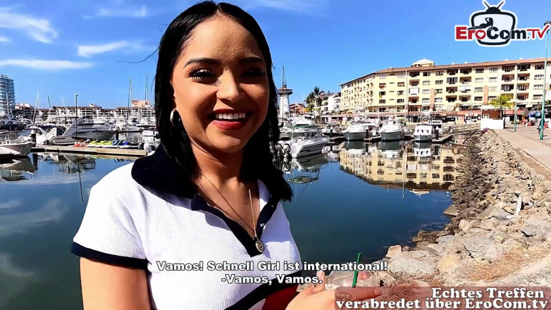 EroCom: Turista sexual alemão conhece vagabunda mexicana magra em encontro on-line