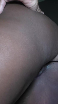 Ebony Butt Dogged and Analed by a Big White Cock