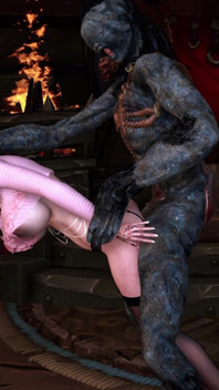 Verrückter krieger orc hall leidenschaftlicher sex