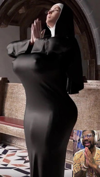 The Lord Answered the Holy Prayers of This Horny Nun and She Grew a Long Hard Futa Cock