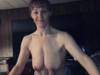 Granny Saggy Boobs and Belly Sucking Dick and Pussy Creampie