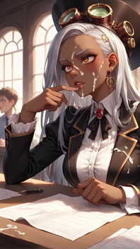 Sultry Ebony Conformity and Darkly Sweet Office Domination!