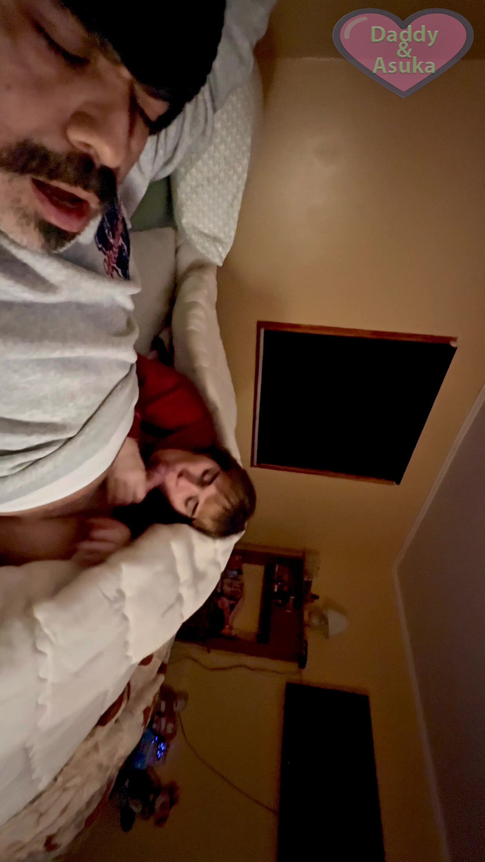 Daddy and Asuka: Episk avsugning före sänggåendet