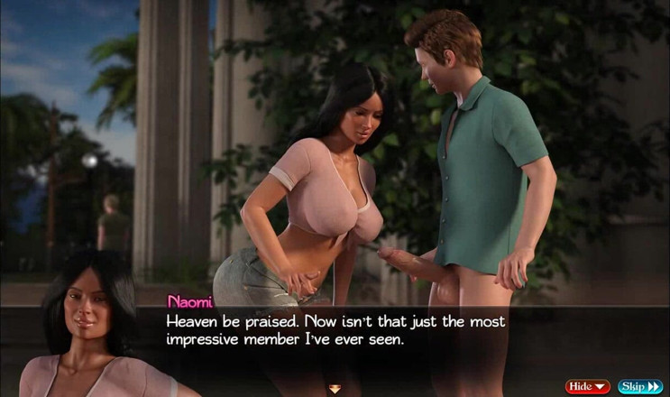 Dirty GamesXxX: Nadia'nın hazinesi: aldatan evli kadın açık havada riskli bir sakso çekiyor...