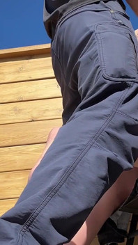 Dickflash Creampie After Anal 1/4 Destroyed by 9 Inch Big Dick Dickflash Roof Adventure, Delivery Guy