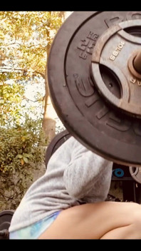 After a Good Squat Warm up It Got Toasty Enough to Go Pantsless on the Step Ups ️‍️