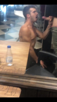 Flashback - Hector Sucking Carlos’s Cock in the Middle of a Bar