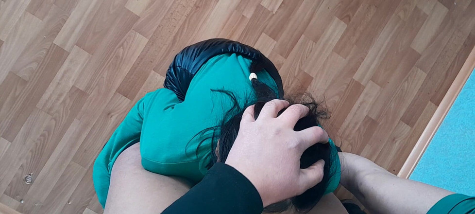 Lesbian-illusion: Две мои рабыни-подружки лижу мое тело, пока я не кончу