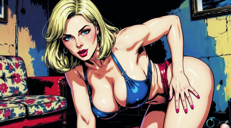 AI Porn: Ai Cartoon MILF Teasing