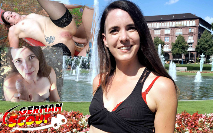 German Scout: 德国童子军 - 小mina在户外试镜的真正肛交高潮