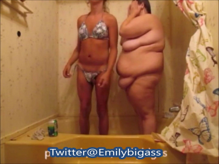 Fat Goddes: Vrouw wordt gefokt door heet mietje onder de douche - diepe...