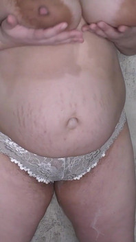 Pregnant MILF Showing Her Cum Filled Pussy After Cheating Sex - Milky Mari
