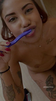 Squirting My Piss for Her Ass and Washing Teeth with Cum and Piss