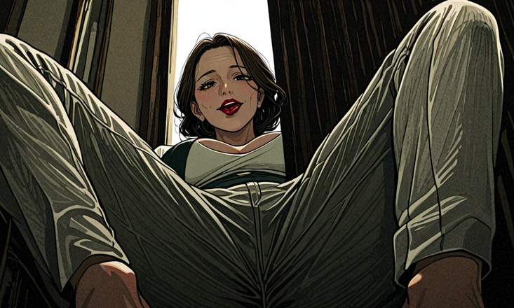 AI Porn: Secrétaire sexy, dessin animé porno