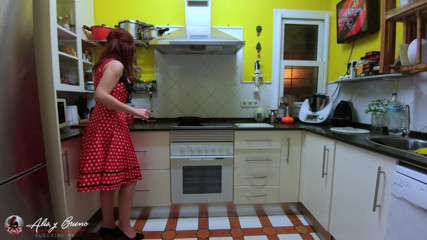 Cherry Lips: Ragazza pin up - labbra cherry
