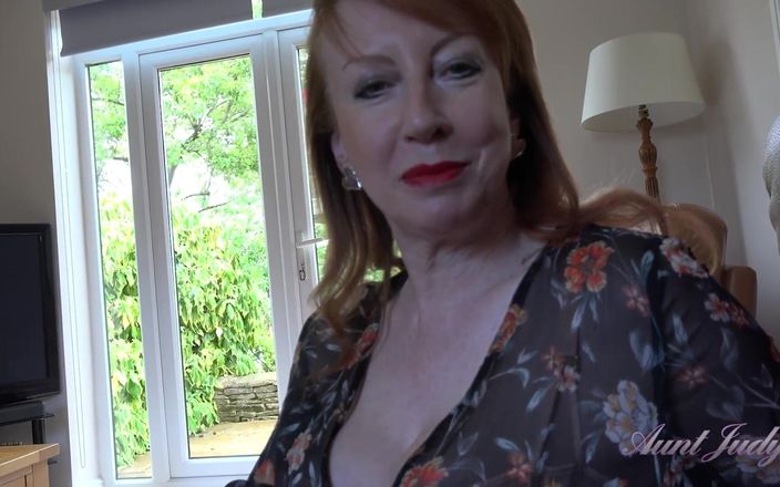 Aunt Judy's: Auntjudys - Busty Redhead Cougar Mrs. Red Invites You Back to...