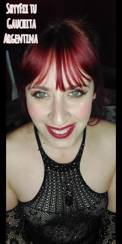 Tu Gauchita Argentina: Shyyfxx, je vrouw wacht op je hete lul! Rollenspel Joi