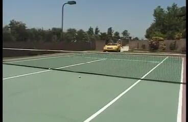 Perfect Porno: Hot young tennis player gets fucked by two big cocks
