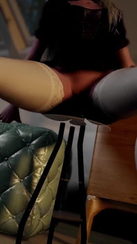 Seksowna nightelf dziewczyna dostała łechtaczkę dildo