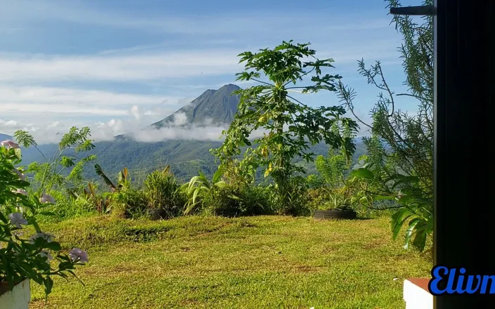 Wil9727: My Stepsisters Creamy Pussy Overlooking the Arenal Volcano