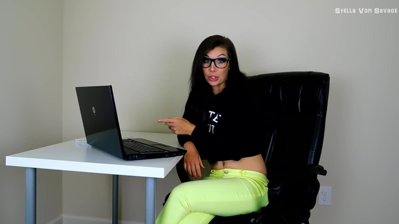 Stella Von Savage: Pixel Penis - Coworker's Sph