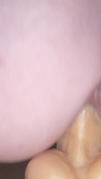 Fucking Big Dildo Cow Girl