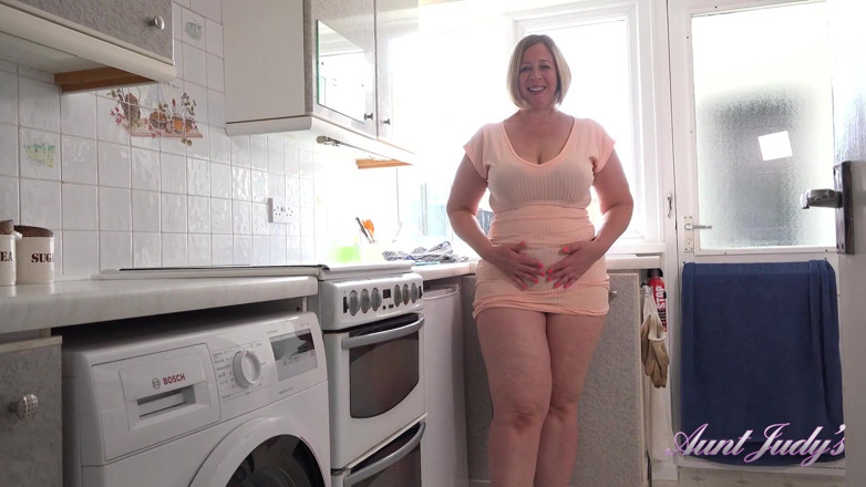 Aunt Judy's: AuntJudys - Your BBW Stepauntie Star gives you JOI &amp; masturbates with...