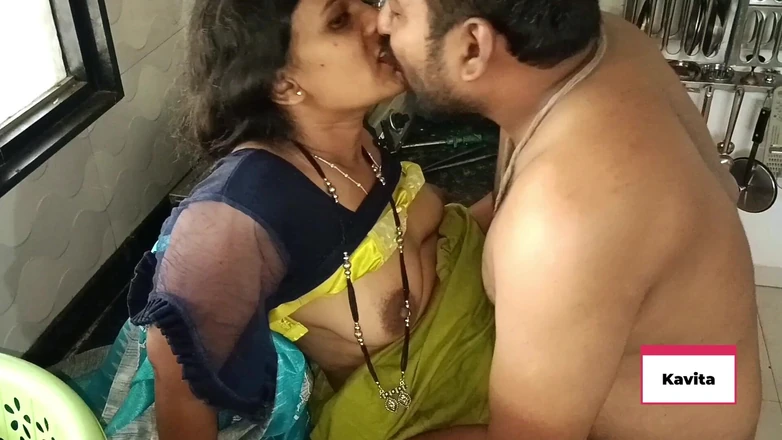 Kavita _zawazawi: Desi Indian Kavita Maid Fuck with Houseowner Tatya in Kitchen,...