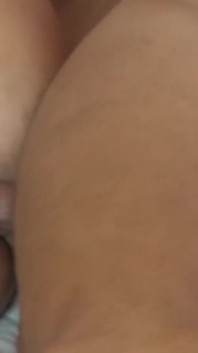 Perverse, Hot Anal Slut Pushing with Cunt Cum!