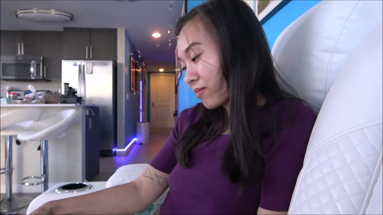 Alex Adams: Secret Talk with Tiny Asian Step Sis - Kimmy Kim - Alex...