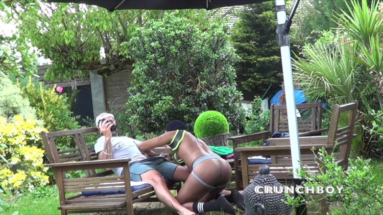 Not really gay but: Hetero im garten von Jess Royan gefickt