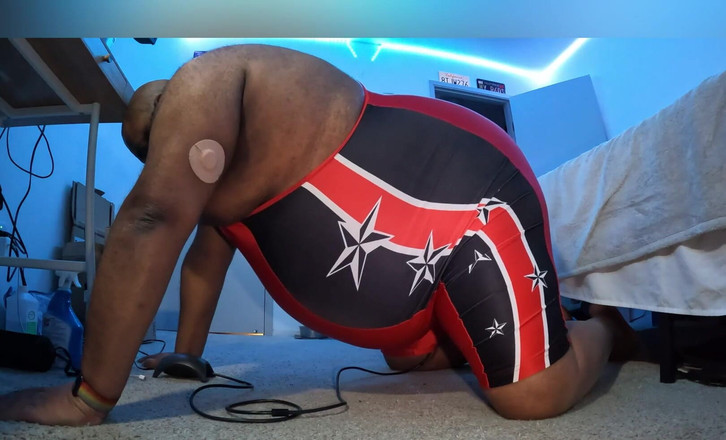 Blkhole420: Singlet inflation and release from a black fatty