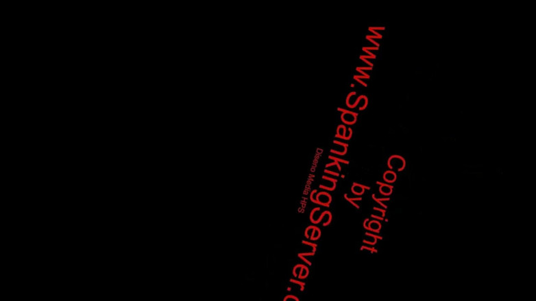 Spanking Server: Sandra vastgebonden en geslagen