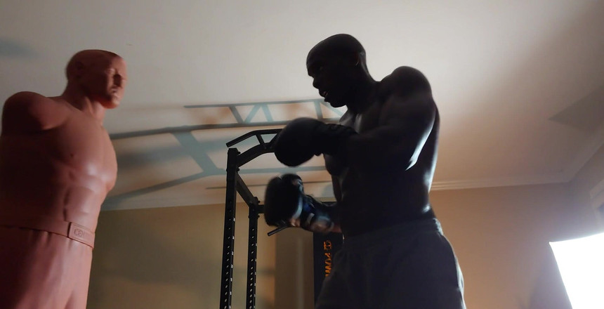 Hallelujah Johnson: 어제 전날부터 복싱 운동