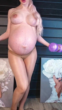 Olahraga Pantyhose Hamil Dan Orgasme Untuk Lubang Basah