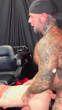 TS Ria Bentley Rides Jason’s Big Burly Hog