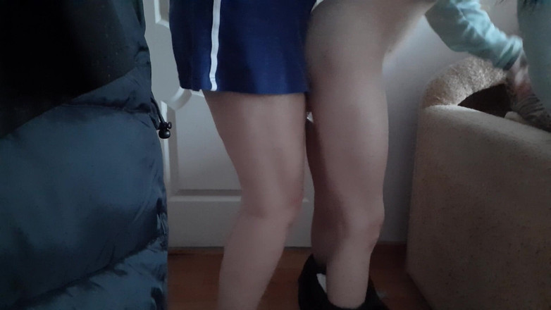 Lesbian-illusion: Aku lagi asik goyangin dan ngentot gaya doggy istriku pakai...