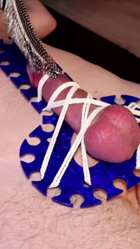 Cruel Tickle Wank Leads to Ruined Orgasm on CBT Board