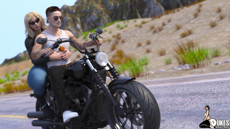 Dukes Hardcore Honeys: Biker Chick takes multiple cocks on her first mission
