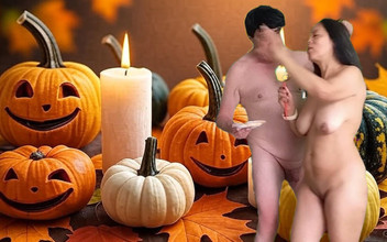 ADAMANDEVE: Seks hot bareng garabas dan olga saat halloween piknik