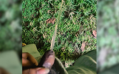 NewDickInTown: Malý penis vysokoškolský chlapec chcaní venku | Černé péro chcaní