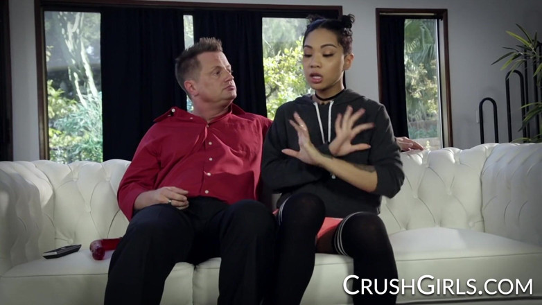 Crush Girls: Crush girls - Honey Gold lets her stepfather pound her little...