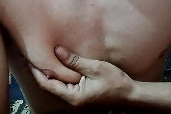 Gangbang straight: Menikmati mengurut diri saya